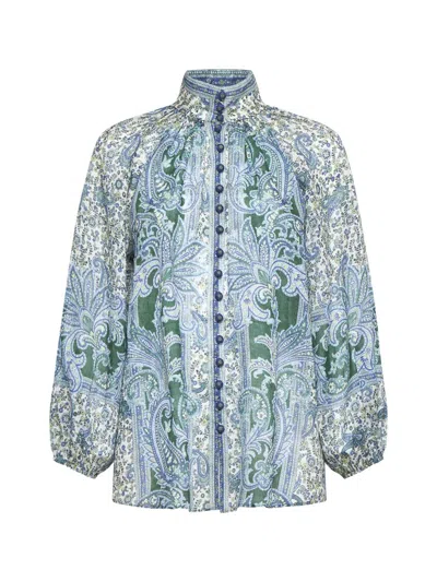 Zimmermann Jumpers In Green Paisley