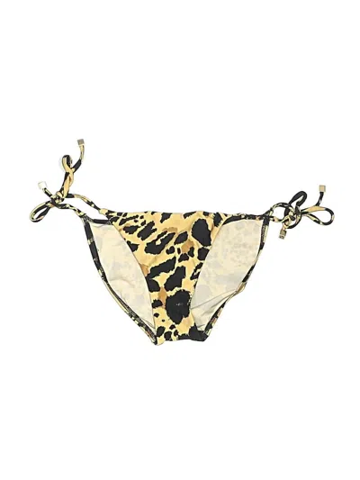 Pre-owned Zimmermann Swimsuit Bottoms In Gold