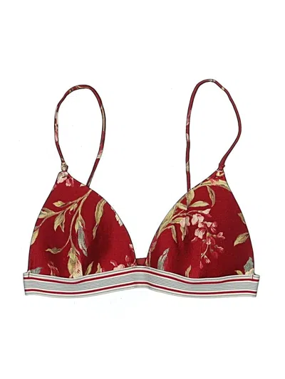Pre-owned Zimmermann Swimsuit Top Red Swimwear