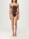 Zimmermann Off-the-shoulder Ascension Swimsuit