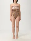 Zimmermann Swimsuit  Woman Color Brown In Brown