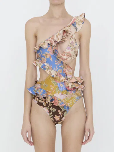 Zimmermann Swimwear In Beige