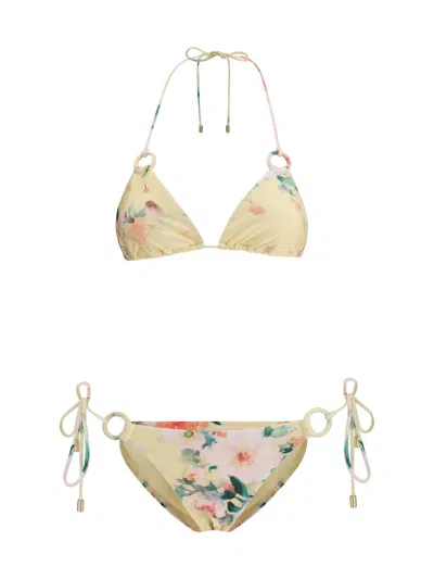 Zimmermann Swimwear In Yellow
