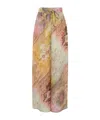 Zimmermann Womens Ombre Multi Tallow Relaxed-fit Silk Trousers Xs In Nude