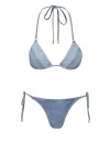 Zimmermann Tallow Denim Bikini In Blue