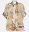Zimmermann Tallow Shirt In Multicoloured