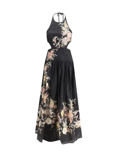 ZIMMERMANN TALLOW MIDI DRESS