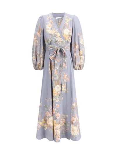 ZIMMERMANN TALLOW MIDI DRESS