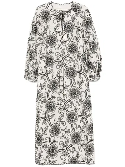 ZIMMERMANN TALLOW MIDI DRESS