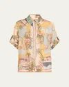 Zimmermann Tallow Shirt In Nautical Map