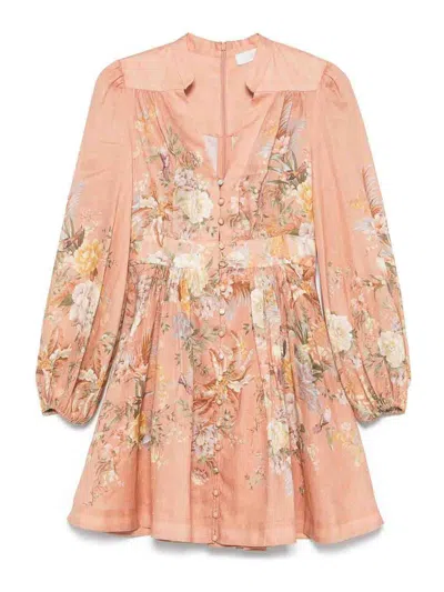 ZIMMERMANN VESTIDO CORTO - MULTICOLOR