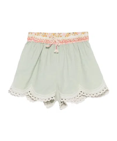 Zimmermann Tallow Shorts In White