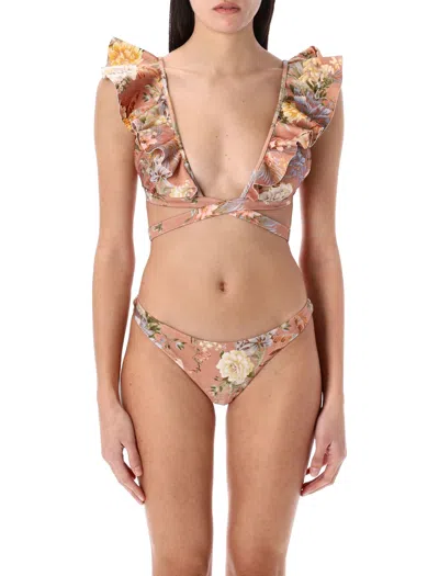 ZIMMERMANN TALLOW SWIMSUIT