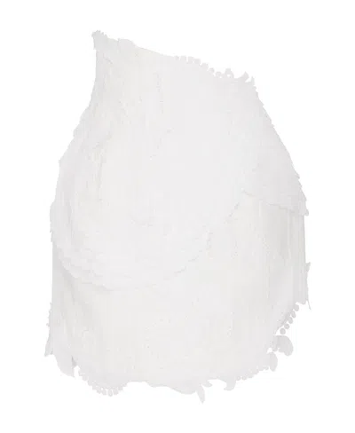 Zimmermann Tama Filigree Skirt In White