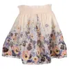 Zimmermann Tama Floral-print Mini Skirt In Multicolor Linen In Multi