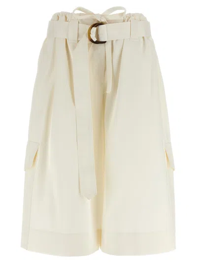 Zimmermann 'the Illuminate Bermuda Short' Bermuda Shorts In White