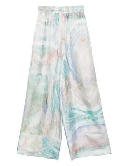 ZIMMERMANN ZIMMERMANN THE ILLUMINATE WIDE-LEG TROUSERS