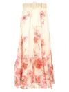 Zimmermann Lightburst Floral Maxi Skirt In Multi