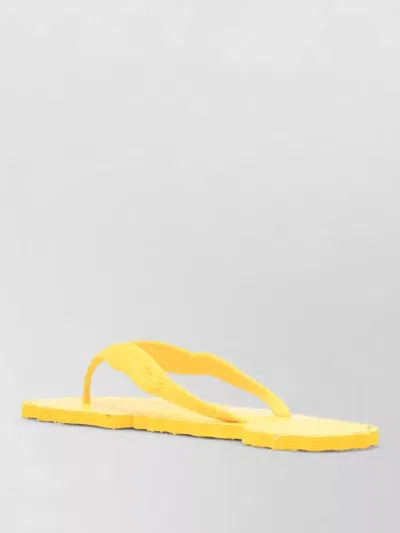 Zimmermann Thong Strap Sandals Open Toe Design In Yellow