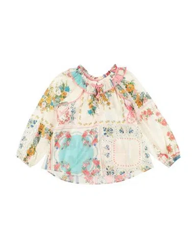 Zimmermann Babies'  Toddler Girl Top Ivory Size 6 Cotton In White