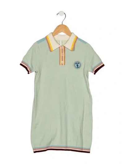 Pre-owned Zimmermann Babies' Toddler Girls' Patterned Polo In Green