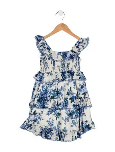 Pre-owned Zimmermann Babies' Toddler Girls' Sleeveless Scalloped Dress In White