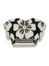 ZIMMERMANN LOGO TOWELLING CROPPED TOP