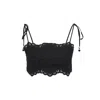 Zimmermann Rhiannon Embroidered Bodice Top In Black