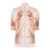 Zimmermann Ascension Printed Blouse In Multi