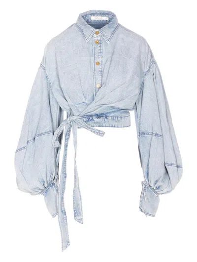 Zimmermann Denim Shirt In Blue