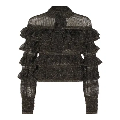 ZIMMERMANN TOP METALLIC BLACK