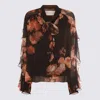 Zimmermann Floral-print Blouse In Black