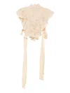 Zimmermann Hypnotic Lace Bandeau Top In White