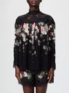 Zimmermann Hypnotic Lace York Blouse In Black Cascade In Black
