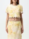 Zimmermann Women Crush Printed Linen Top In Gelb