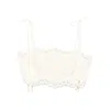 Zimmermann Off White Cropped Top In Neutral