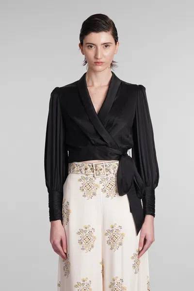 Zimmermann Topwear In Black Silk