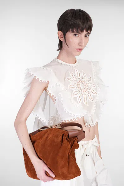 Zimmermann Topwear In White Linen
