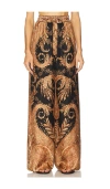 Zimmermann Multicolor Pants With Belt And All-over Paisley Motif In Silk Woman