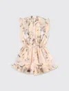 Zimmermann Kid - Cascadian Frill Playsuit In Multi