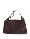 Zimmermann Small Hobo Shoulder Bag In Brown