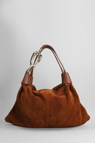 Zimmermann Trampoline Small Shoulder Bag In Leather Color Suede