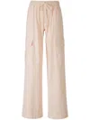 Zimmermann Tranquility Stripe Trousers In Red