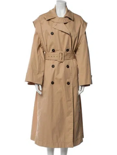 Pre-owned Zimmermann Trench Coat In Neutral