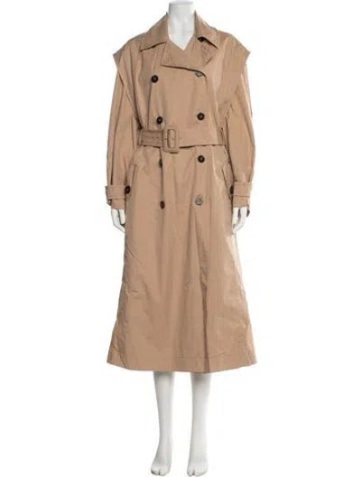 Pre-owned Zimmermann Trench Coat In Neutral