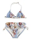 Zimmermann Triangle Bikini In Blue