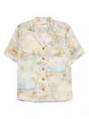 Zimmermann Beige And Light Blue Pattern Shirt