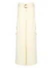 Zimmermann Pants In Yellow Viscose In Beige