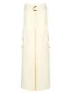 Zimmermann Pants In Yellow Viscose In Beige