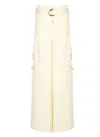 Zimmermann Pants In Yellow Viscose In Beige